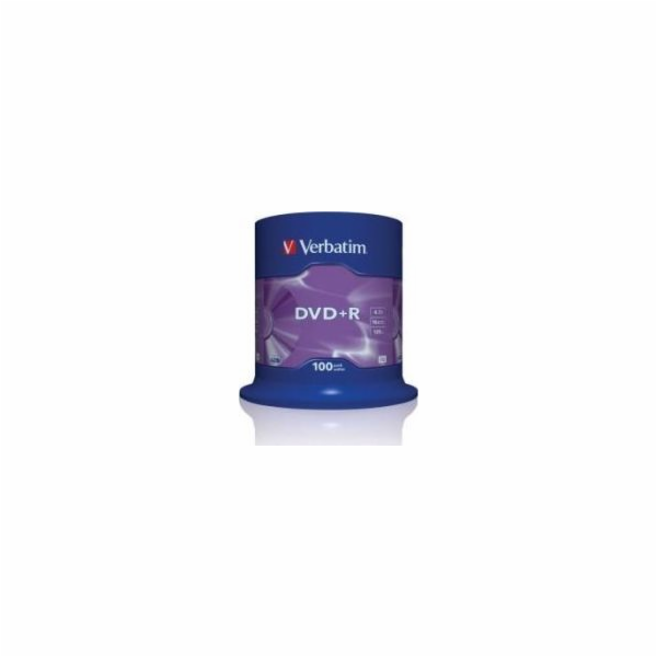 Verbatim DVD+R 4,7 GB 16x 100 kusů (43551)