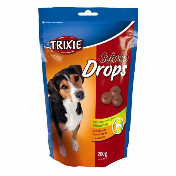 Trixie ČOKOLÁDOVÉ KAPKY 200g SÁČEK