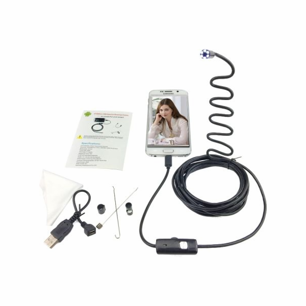 Xrec endoskop / inspekční kamera Android USB 5m 5,5 mm