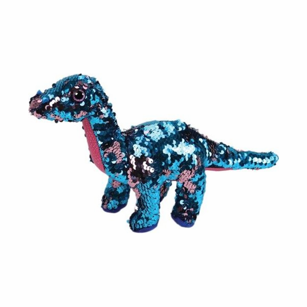 Meteor Mascot TY Beanie Boos Flippables flitrový dinosaur...