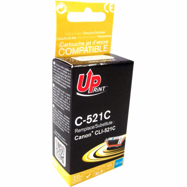 Inkoust UPrint C-521C / CLI521C (azurový)