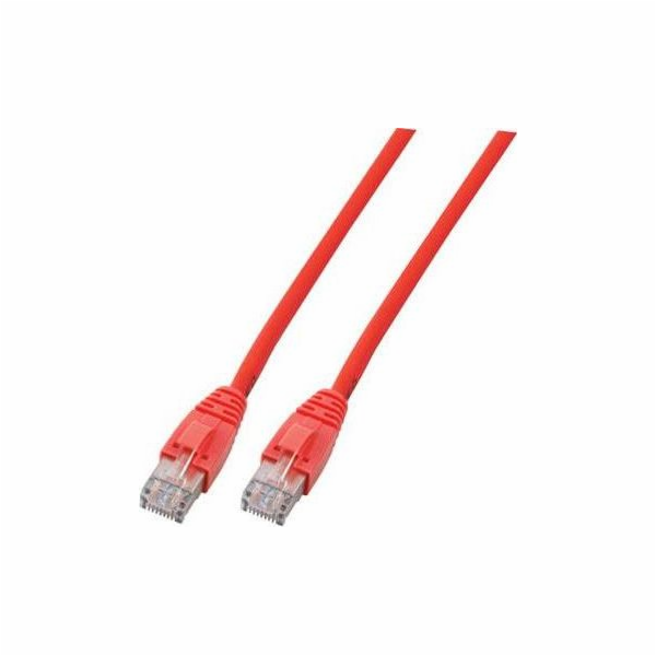 Patchkabel EFB RJ45 U/UTP, Cat.6, LSZH, CCA, 1m, červený ...