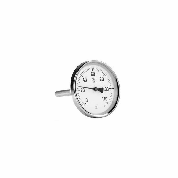 Afriso Bimetalový teploměr BITH 100 O=100mm 0-120°C 1/2 T...