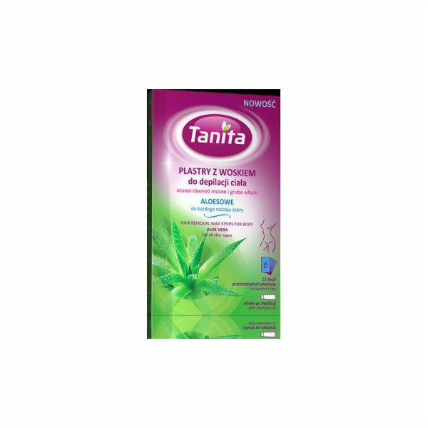 Tanita Aloe depilační proužky 1 bal 12 ks.