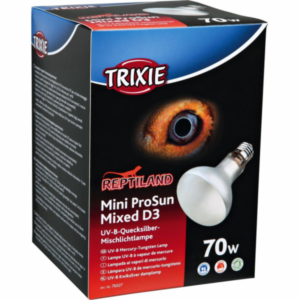 Trixie Mini ProSun Mixed D3 UV-B lampa 80 × 108 mm 70W