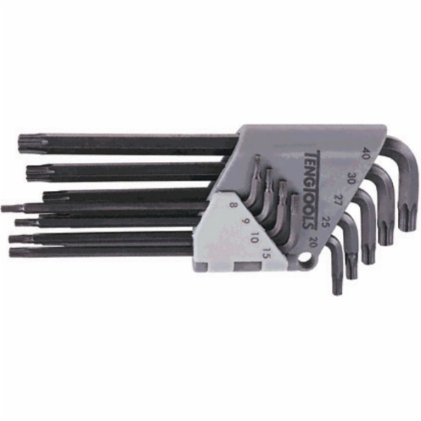 Teng Tools Sada klíčů Torx L-klíč typ L T8 - T40 s otvore...