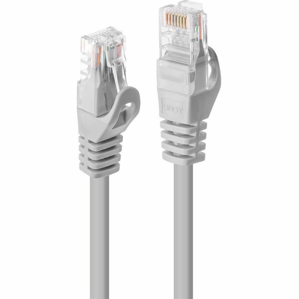 Lindy Patchkabel Cat5e U/UTP šedá 1,00 m (48362)