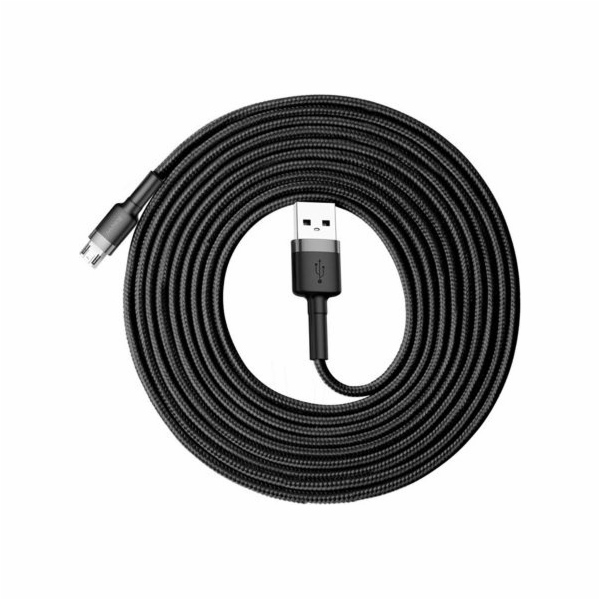 Baseus USB-A - microUSB USB kabel 3 m Černošedý (69531562...