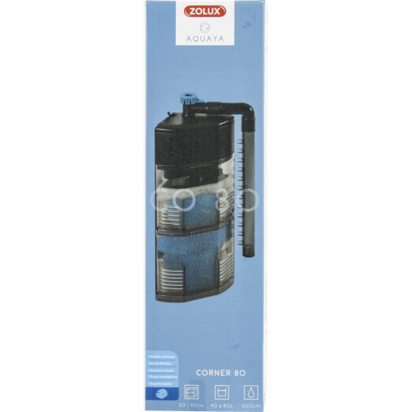 Rohový filtr Zolux AQUAYA 80