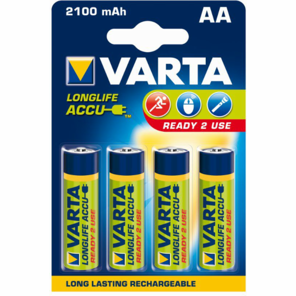 Baterie Varta LongLife AA / R6 2100mAh 4 ks.