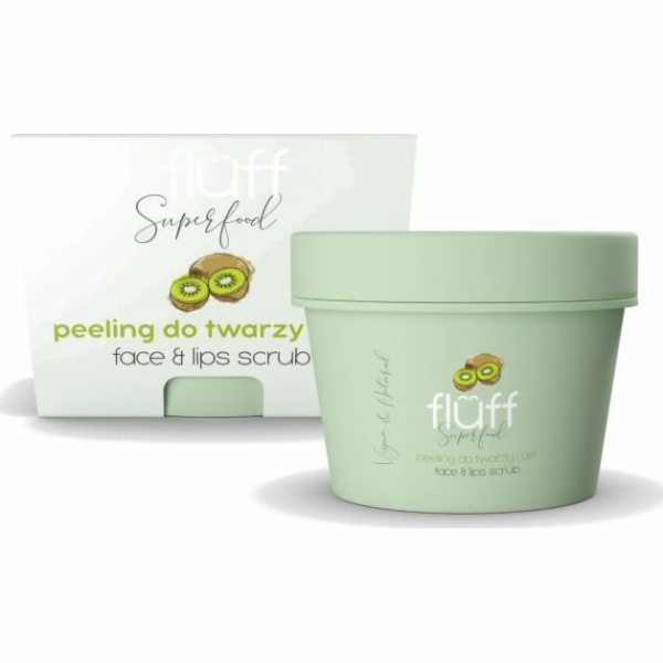 Fluff Face And Lips Scrub – Kiwi scrub na obličej a rty 80 g