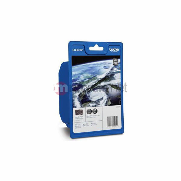 Originální inkoust Brother LC-985BKBP2 Duo Pack