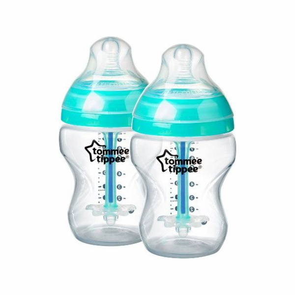 Tommee Tippee Antikoliková láhev 0+ 2x260 ml