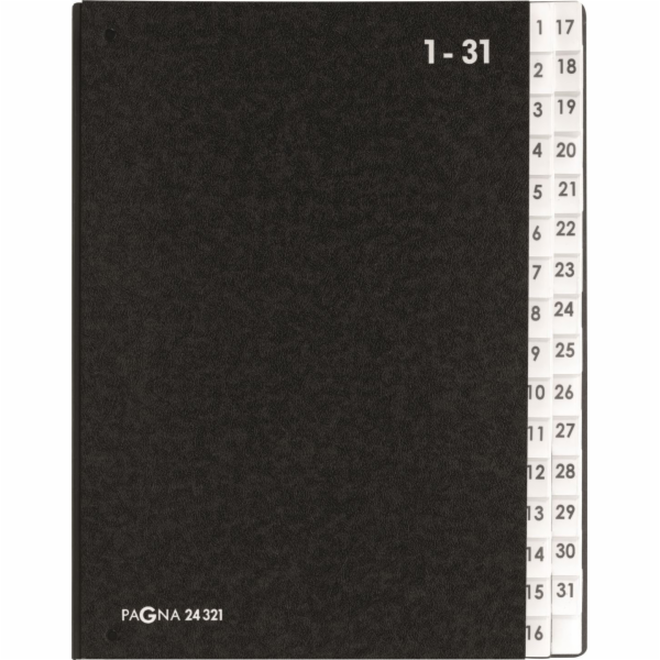 Pagna Folder Pultordner Classic 32 Fächer 1-31 černá