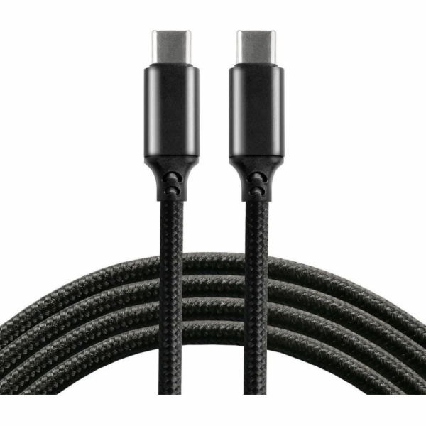 EverActive USB-C – USB-C USB kabel 1 m černý (CBB-1PD5)