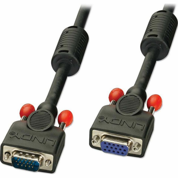 Lindy D-Sub (VGA) - D-Sub (VGA) kabel 0,5 m černý (36391)
