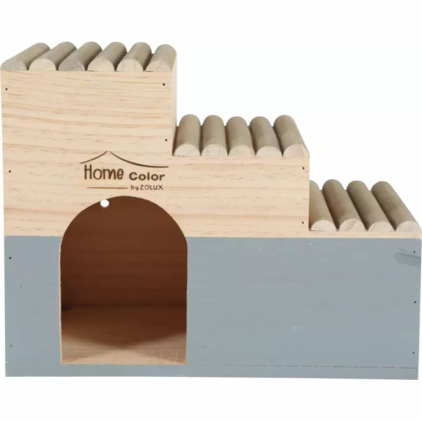 Dřevěný domek Zolux Home Color z kulatiny L 235x300x180 mm