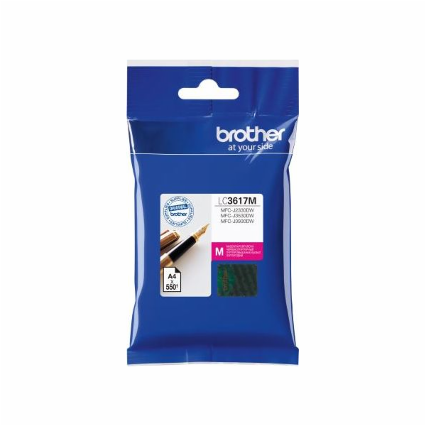 Inkoust Brother Magenta LC-3617M