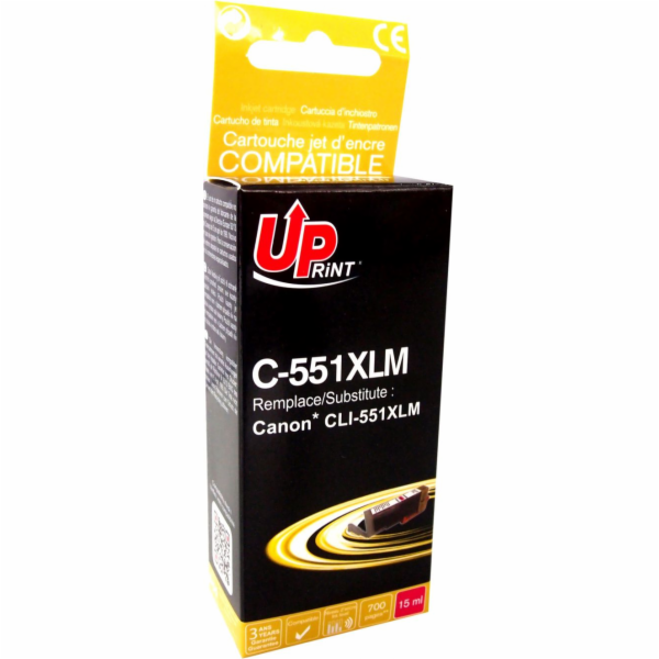 Inkoust UPrint C-551XLM / CLI551M XL (purpurový)