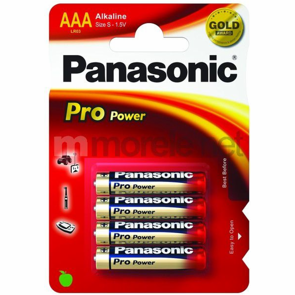 Baterie Panasonic Pro Power AAA / R03 4 ks.