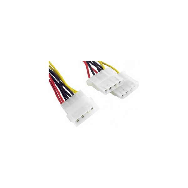Gembird Molex – Molex x2, 0,15 m, vícebarevný (CCPSU1)