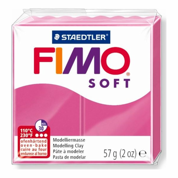 Fimo termosetová plastová hlína Soft amarant 57g