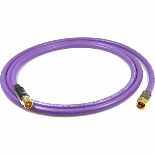 Anténa Melodika - Anténní kabel (F) 2,5m fialový