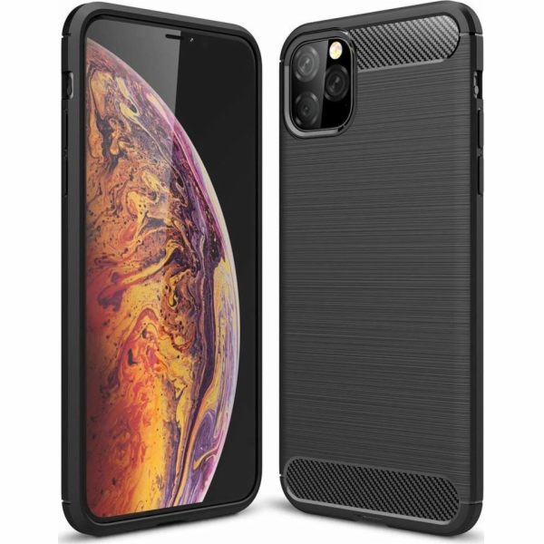 Carbon Armored Case pro iPhone 11 PRO MAX, černý, univerz...