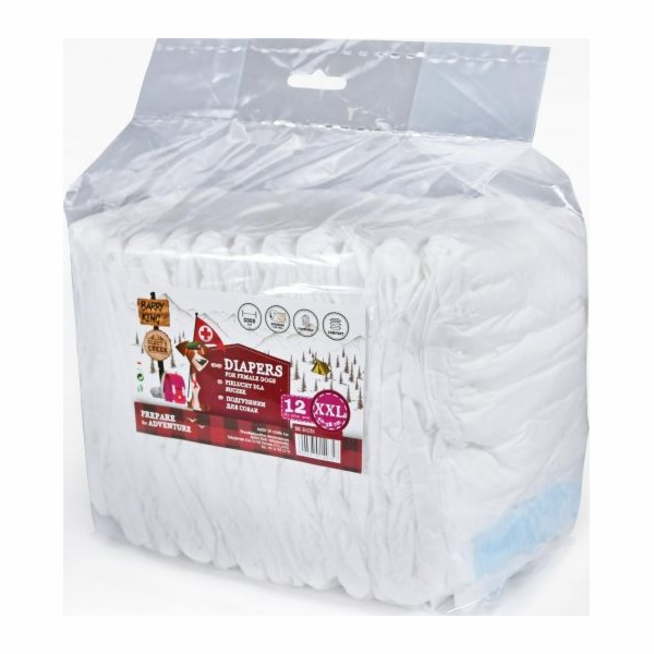 Pleny Barry King pro pejsky, XXL, obvod pasu 40-58 cm, 12...