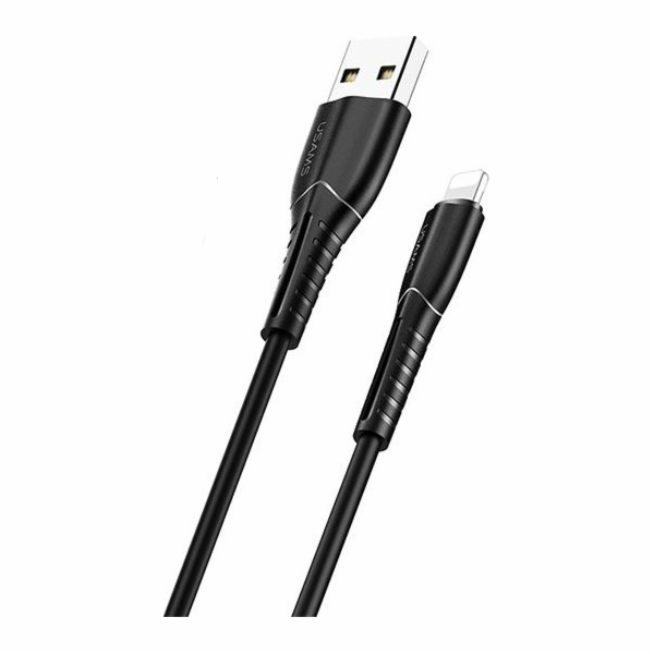 Usams USB-A – Lightning kabel 1 m černý (63868-uniw)