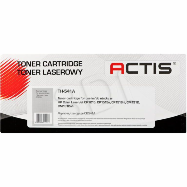 Náhradní toner Actis TH-541A azurová 125A (TH-541A)