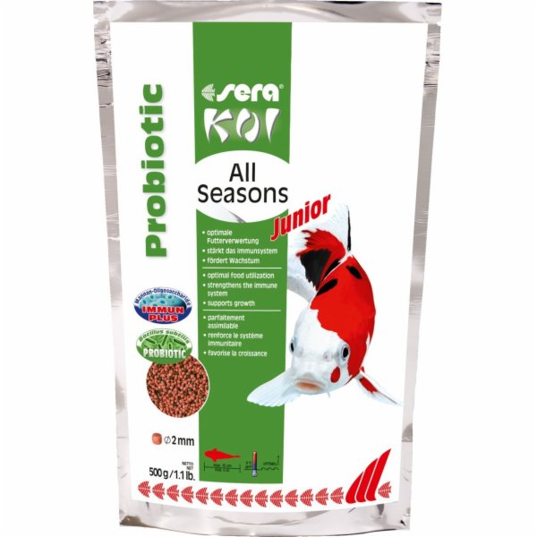 Sera Koi Junior All Seasons Probiotic 500 g - speciální k...
