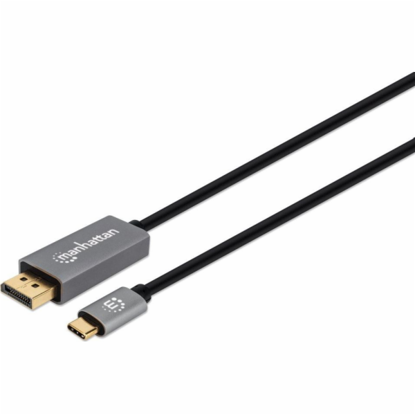 Manhattan USB-C – DisplayPort USB kabel 2 m černý (354844)