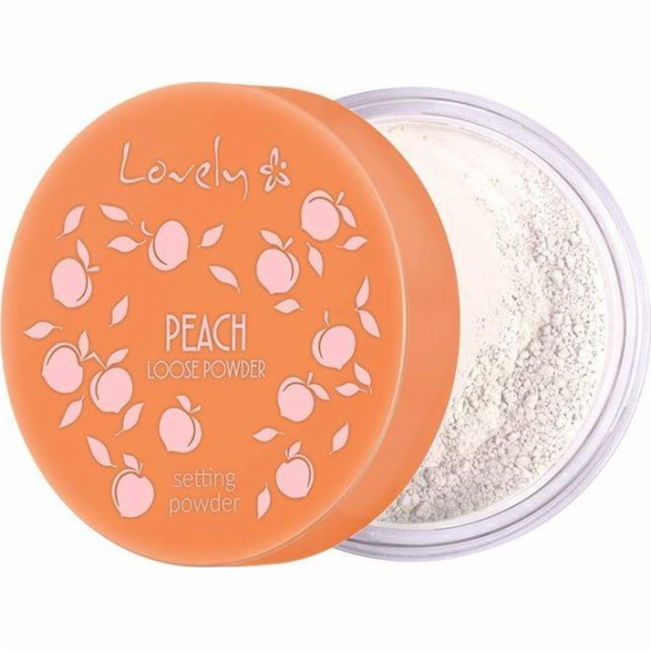 Lovely Lovely Peach Loose Powder, transparentní pudr na o...