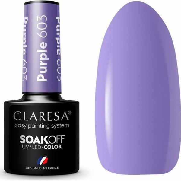 Claresa Claresa Soak Off UV/LED Purple hybridní lak 603 5g