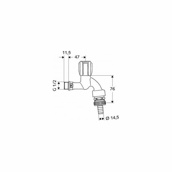 Schell Comfort kohoutek 1/2 chrom (033510699)
