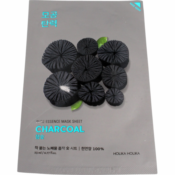 Holika Holika Pure Essence Mask Sheet-Charcoal 1 ks.