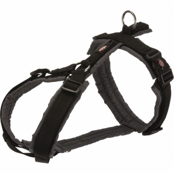 Trixie Premium Trekingový úvazek, L: 70–85 cm/25 mm, čern...