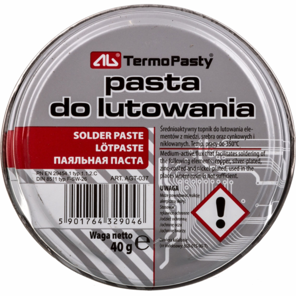 AG TermoPasty pájecí pasta 40g (AGT-037)
