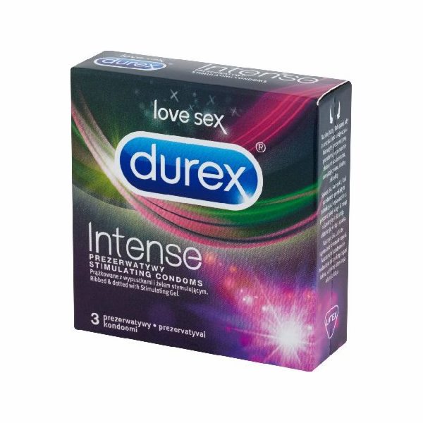 Durex Intense kondomy 3 ks.