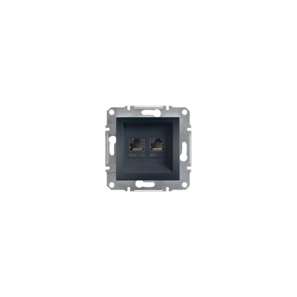 Schneider Electric Asfora počítačová zásuvka 2 x RJ45 kat...