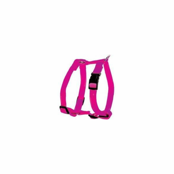 Zolux Nastavitelný nylonový postroj 10 mm - fuchsie
