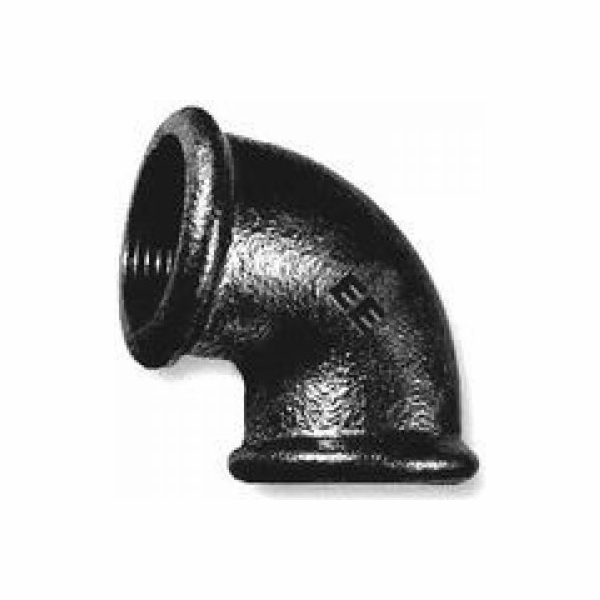 Odlewnia Zawiercie Loket 90 stupňů 3 černá č. 6 (59077916...