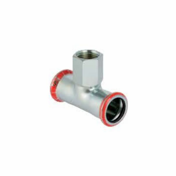 Geberit Tee MAPRESS C-STAHL 22 mm x GW 1/2 - 21307