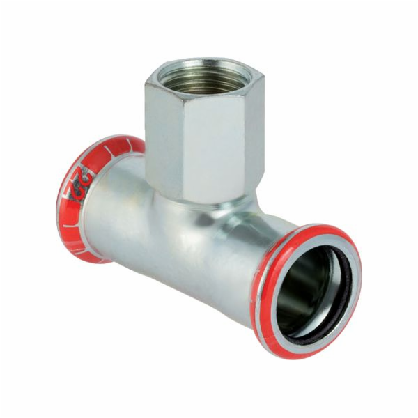 Geberit Tee Mapress C-Stahl GW 15 mm x 1/2 x 15 mm (21304)