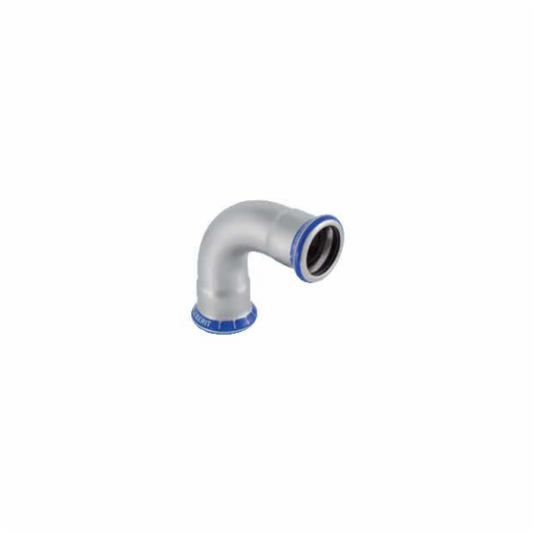 Geberit Loket Mapress Edelstahl 90° 35 - 33306