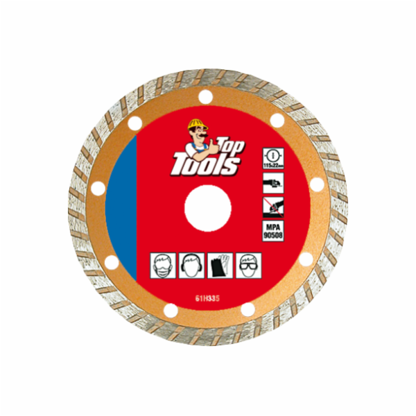 Top Tools Diamantový kotouč 125x22x2,2mm turbo - 61H345