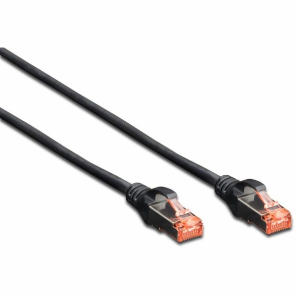Digitus Patchcord CAT6, S-FTP, 2m, černý, 10 kusů (DK-164...