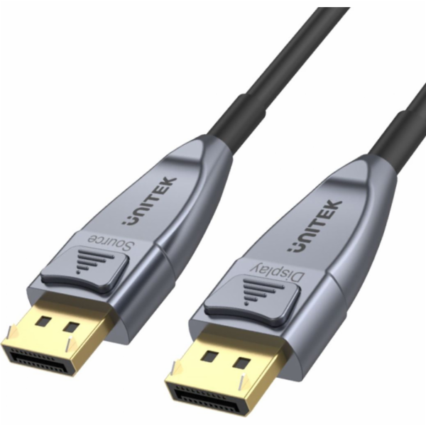 Unitek DisplayPort – kabel DisplayPort 30m šedý (C1619GY)