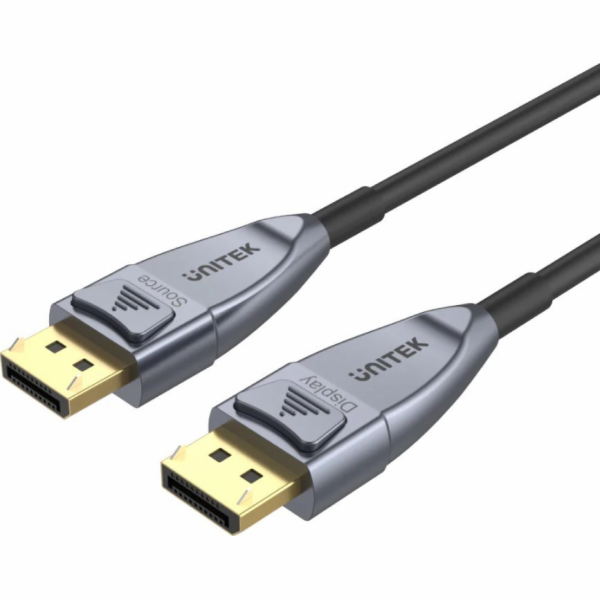 Unitek DisplayPort – kabel DisplayPort 30m šedý (C1619GY)